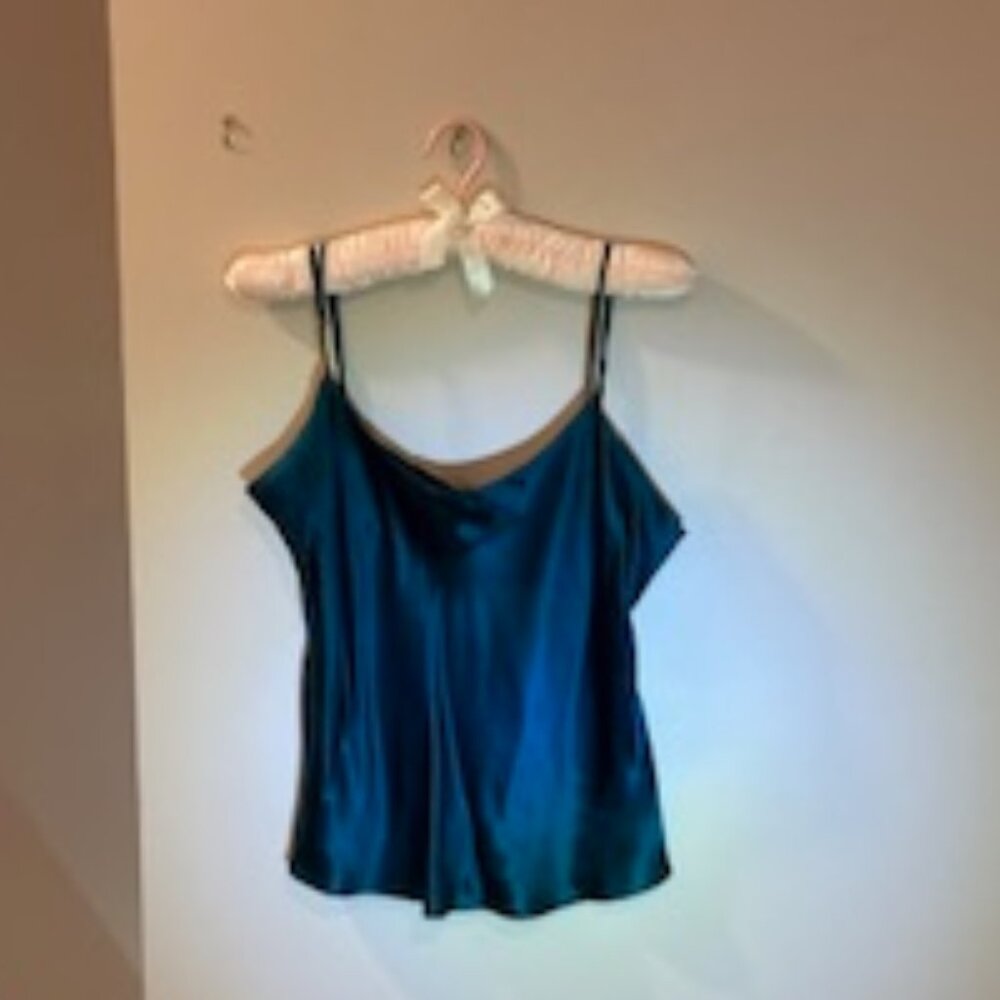 Victoria's Secret - Camisole - 100% silk - emerald - M